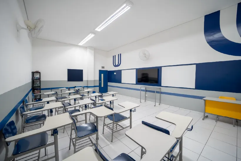 Sala de aula do Colégio Unimor